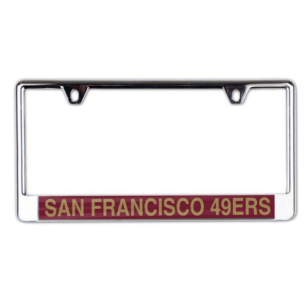 Wholesale-San Francisco 49ers Lic Plate Frame B/O Printed