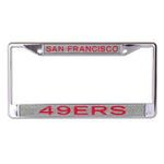 Wholesale-San Francisco 49ers Lic Plt Frame S/L Printed