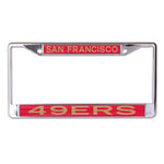 Wholesale-San Francisco 49ers Lic Plt Frame S/L Printed