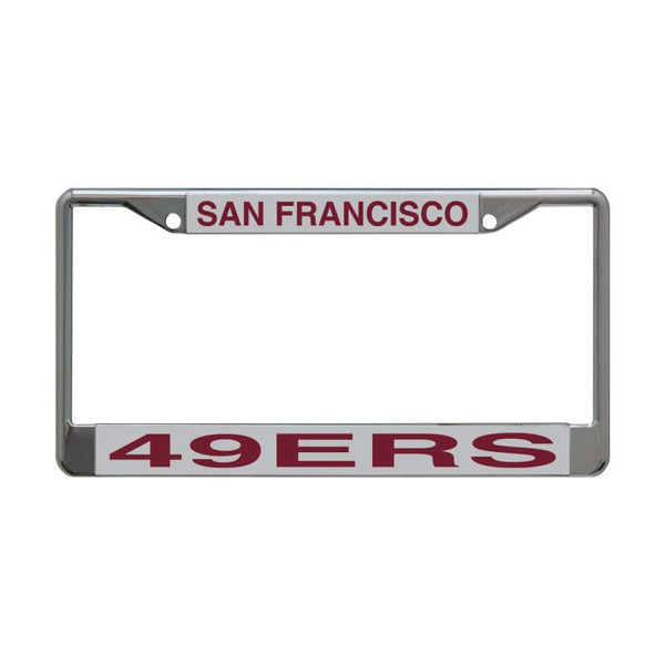 Wholesale-San Francisco 49ers Lic Plt Frame S/L Printed