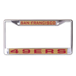 Wholesale-San Francisco 49ers Lic Plt Frame S/L Printed