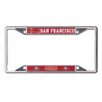 Wholesale-San Francisco 49ers Lic Plt Frame S/S Printed