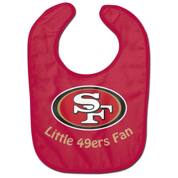 Wholesale-San Francisco 49ers / Littlest Fan NFL All Pro Baby Bib