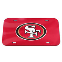 Wholesale-San Francisco 49ers Logo Specialty Acrylic License Plate