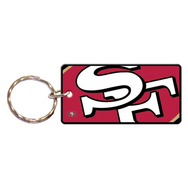 Wholesale-San Francisco 49ers MEGA Keychain Rectangle