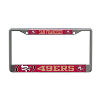 Wholesale-San Francisco 49ers MEGA Lic Plt Frame S/L Printed