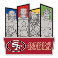 Wholesale-San Francisco 49ers / Marvel (C) 2021 Marvel Collector Pin Jewelry Card