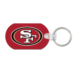 Wholesale-San Francisco 49ers Metal Key Ring - Aluminum