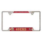 Wholesale-San Francisco 49ers Metal License Plate Frame