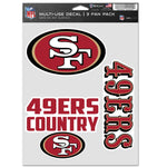 Wholesale-San Francisco 49ers Multi Use 3 Fan Pack
