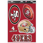 Wholesale-San Francisco 49ers Multi-Use Decal 11" x 17"