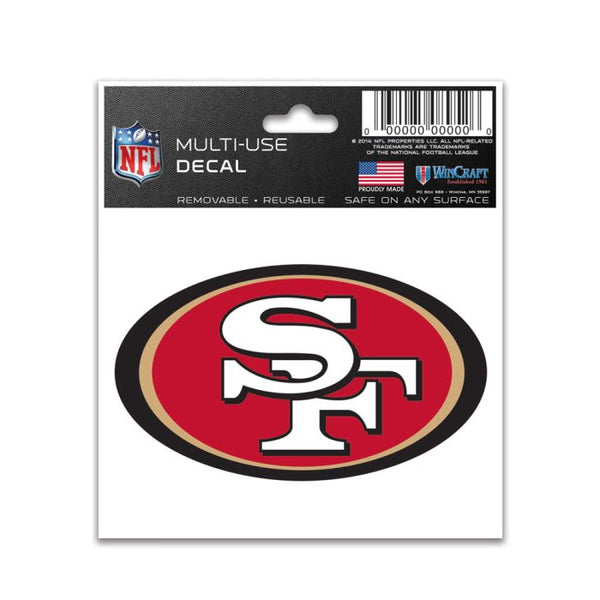 Wholesale-San Francisco 49ers Multi-Use Decal 3" x 4"