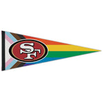 Wholesale-San Francisco 49ers PRIDE Premium Pennant 12" x 30"