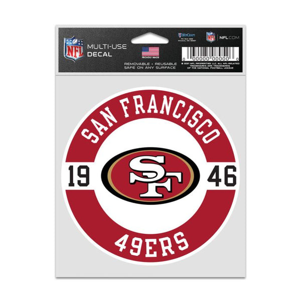 Wholesale-San Francisco 49ers Patch Fan Decals 3.75" x 5"
