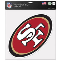 Wholesale-San Francisco 49ers Perfect Cut Color Decal 12" x 12"