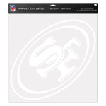 Wholesale-San Francisco 49ers Perfect Cut Decal 17" x 17"