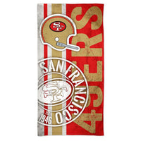 Wholesale-San Francisco 49ers RETRO Spectra Beach Towel 30" x 60"