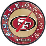 Wholesale-San Francisco 49ers Round Thermometer 12.75"