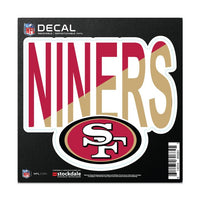 Wholesale-San Francisco 49ers SLOGAN All Surface Decal 6" x 6"