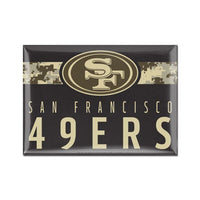 Wholesale-San Francisco 49ers STANDARD Metal Magnet 2.5" x 3.5"