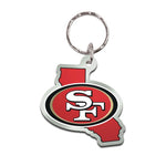 Wholesale-San Francisco 49ers STATE Keychain Freeform