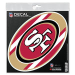 Wholesale-San Francisco 49ers STRIPES All Surface Decal 6" x 6"