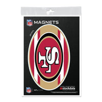 Wholesale-San Francisco 49ers STRIPES Outdoor Magnets 5" x 7"