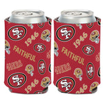 Wholesale-San Francisco 49ers Scatterprint Can Cooler 12 oz.