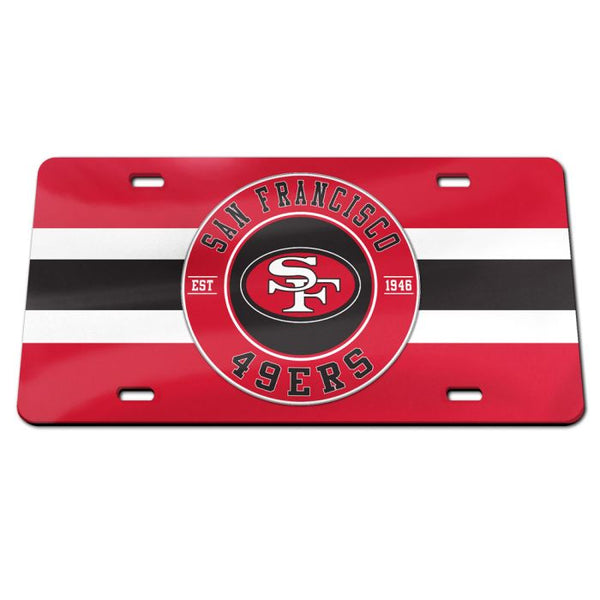 Wholesale-San Francisco 49ers Specialty Acrylic License Plate