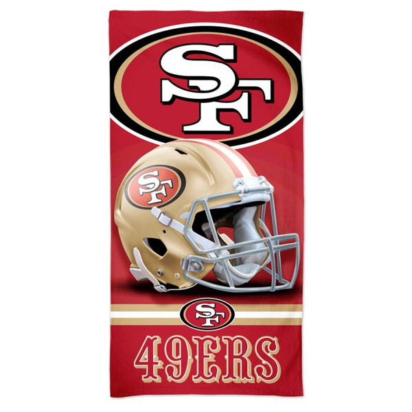 Wholesale-San Francisco 49ers Spectra Beach Towel 30" x 60"