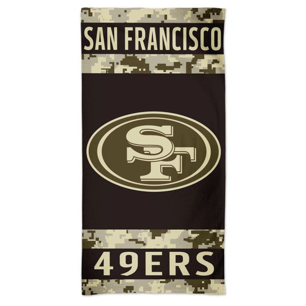 Wholesale-San Francisco 49ers Standard Issue Spectra Beach Towel 30" x 60"