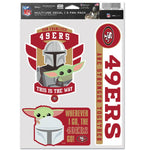 Wholesale-San Francisco 49ers / Star Wars Mandalorian Multi Use 3 Fan Pack