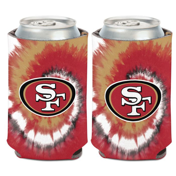 Wholesale-San Francisco 49ers Tie Dye Can Cooler 12 oz.