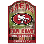 Wholesale-San Francisco 49ers Wood Sign 11" x 17" 1/4" thick