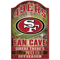 Wholesale-San Francisco 49ers Wood Sign 11" x 17" 1/4" thick