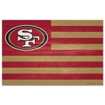 Wholesale-San Francisco 49ers Wood Sign 11" x 17" 1/4" thick