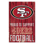 Wholesale-San Francisco 49ers Wood Sign 11" x 17" 1/4" thick