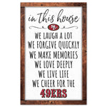 Wholesale-San Francisco 49ers Wood Sign 11" x 17" 1/4" thick