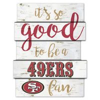 Wholesale-San Francisco 49ers Wood Sign 11"X14"