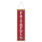 Wholesale-San Francisco 49ers Wool Banner 8" x 32"