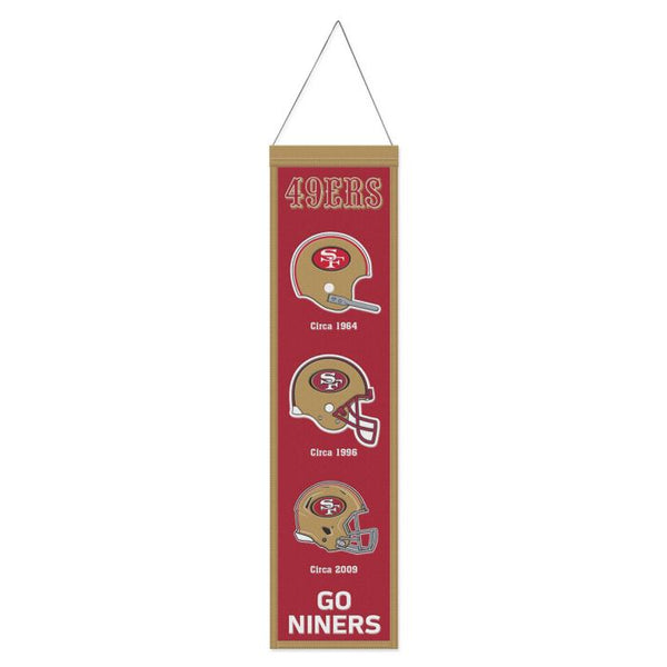 Wholesale-San Francisco 49ers Wool Banner 8" x 32"