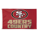 Wholesale-San Francisco 49ers slogan Flag - Deluxe 3' X 5'