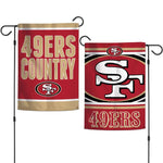 Wholesale-San Francisco 49ers slogan Garden Flags 2 sided 12.5" x 18"