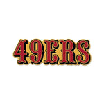 Wholesale-San Francisco 49ers wordmark Collector Enamel Pin Jewelry Card