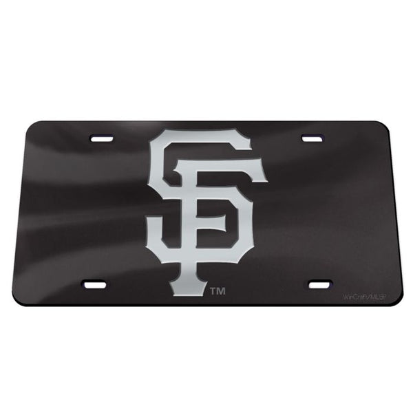 Wholesale-San Francisco Giants BLACK Acrylic Classic License Plates