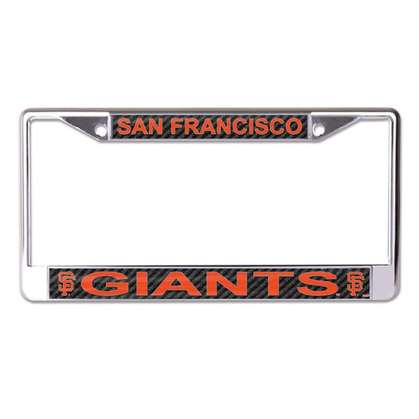 Wholesale-San Francisco Giants CARBON Lic Plt Frame S/L Printed