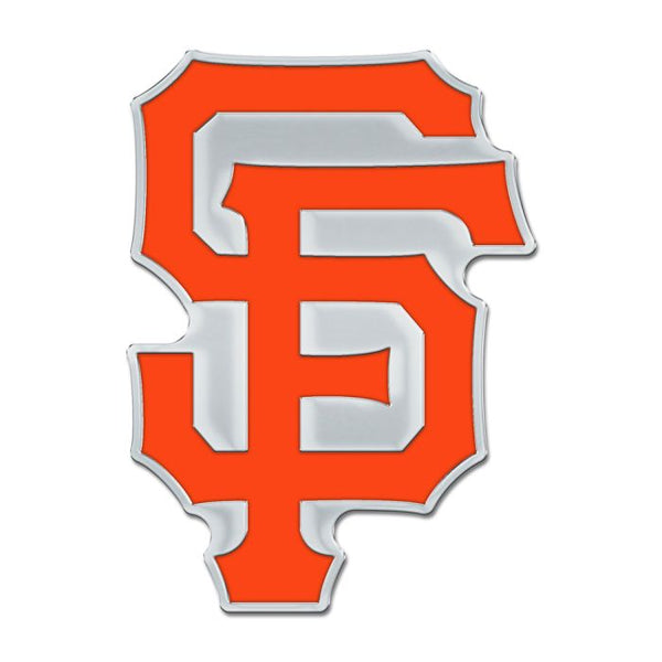 Wholesale-San Francisco Giants Colored Chrome Free Form Auto Emblem