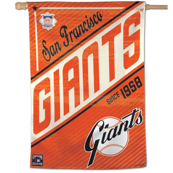 Wholesale-San Francisco Giants / Cooperstown Cooperstown Vertical Flag 28" x 40"