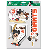 Wholesale-San Francisco Giants / Disney Multi Use 3 Fan Pack