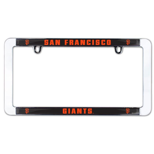 Wholesale-San Francisco Giants Lic Plt Frame Metal Thin Rim Value